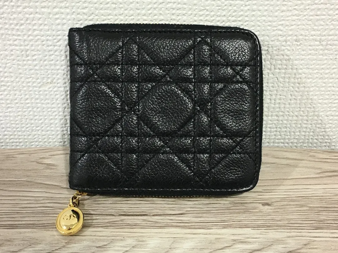 【ブランド財布】Christian Dior　二つ折り財布【...