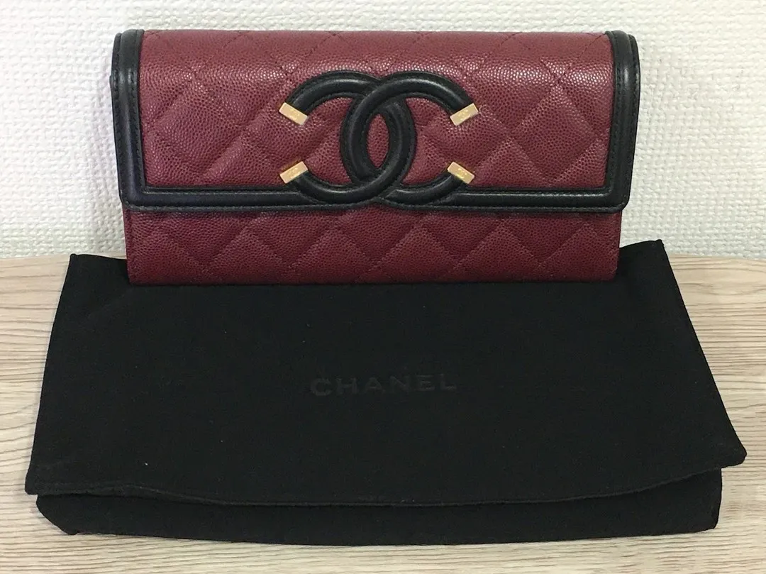 【ブランド財布】Chanel　長財布【買取実績】